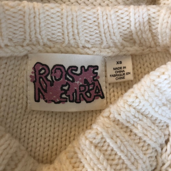 Anthropologie Off-White Sweater XS - Picture 4 of 4